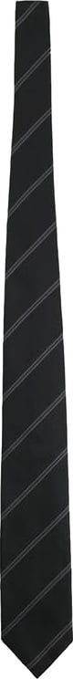 Tom Ford Printed Diagonal Stripe Pointed Silk Tie