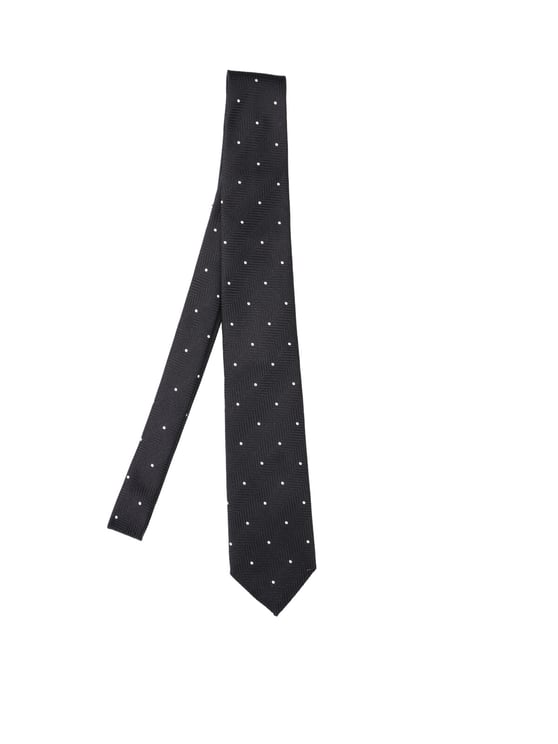 Tom Ford Polka Dot Tie Blue
