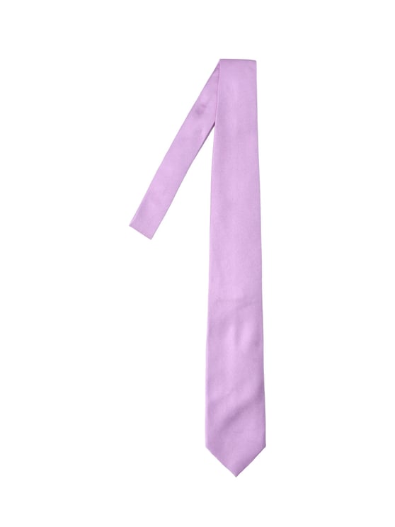 Tom Ford Adjustable Mulberry Silk Tie in Subtle Lavender