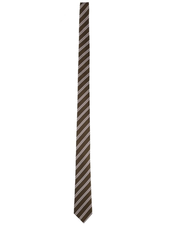 Tom Ford Diagonal Striped Pointed Tip Silk Tie