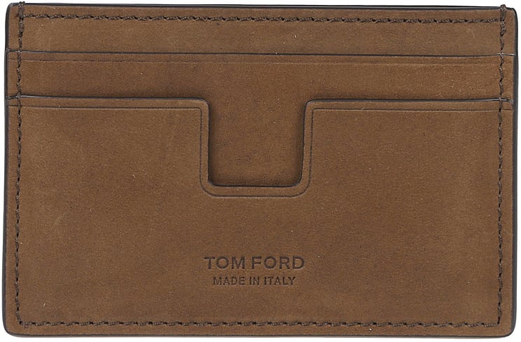 Tom Ford Logo Credit Card Holder Green