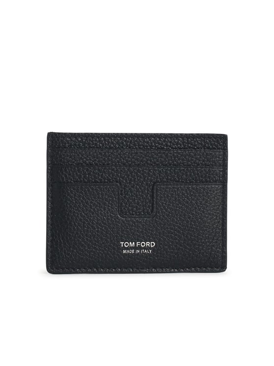 Tom Ford Black Leather Cardholder
