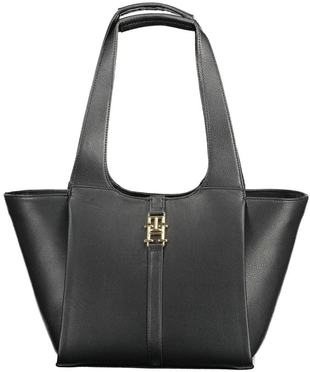 Tommy Hilfiger Tommy Hilfiger Black Polyurethane Women Handbag