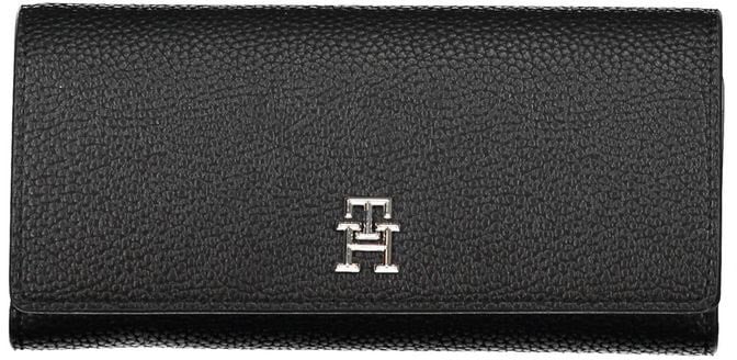Tommy Hilfiger Tommy Hilfiger Nero Poliuretano Donna Portafoglio