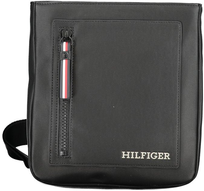 Tommy Hilfiger Tommy Hilfiger Black Polyurethane Men Shoulder Bag