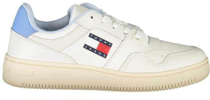 Tommy Hilfiger Tommy Hilfiger White Polyurethane Women Sneaker