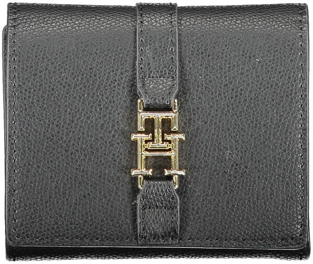 Tommy Hilfiger Tommy Hilfiger Black Polyurethane Women Wallet