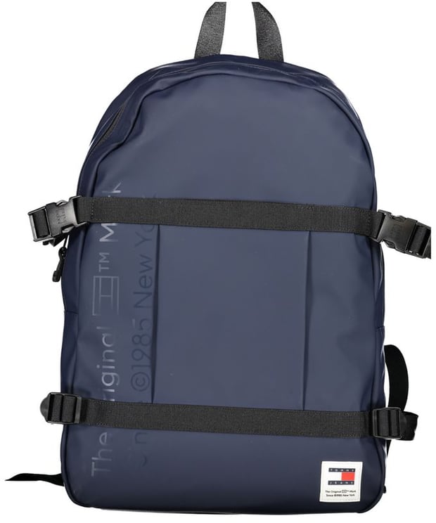 Tommy Hilfiger Tommy Hilfiger Blue Polyurethane Men Backpack