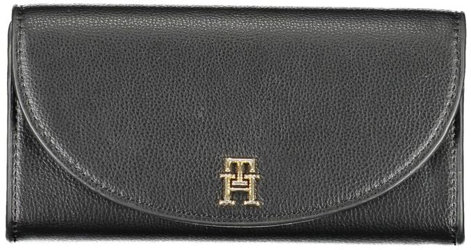 Tommy Hilfiger Tommy Hilfiger Black Polyurethane Women Wallet