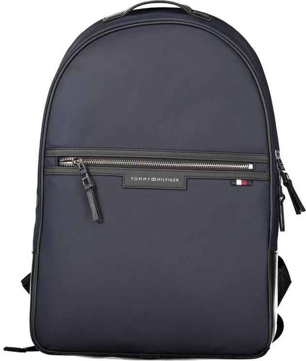 Tommy Hilfiger Tommy Hilfiger Blue Recycled Polyester Men Backpack