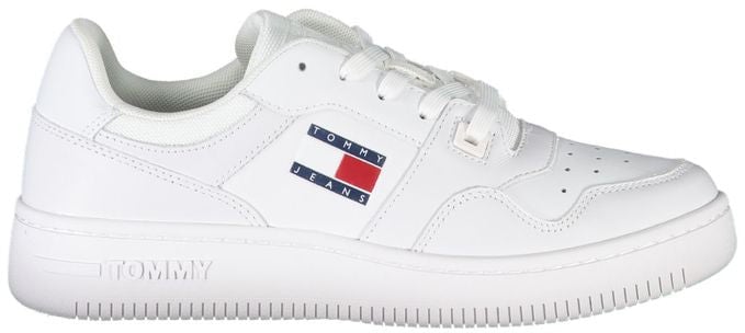 Tommy Hilfiger Tommy Hilfiger White Leather Women Sneaker
