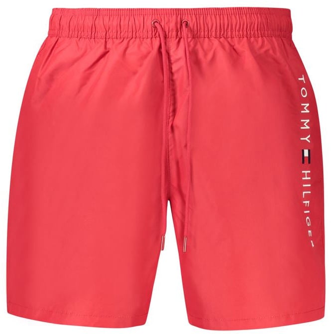 Tommy Hilfiger Tommy Hilfiger Red Polyester Men's Swim Boxer