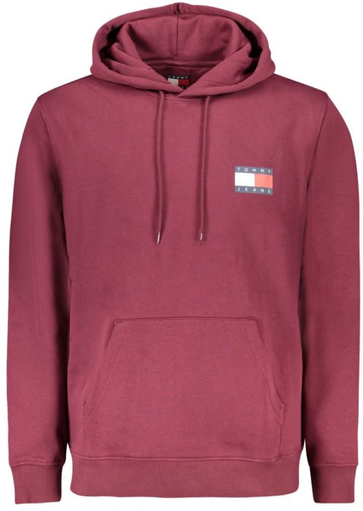 Tommy Hilfiger Tommy Hilfiger Red Cotton Men's Sweatshirt with Hood