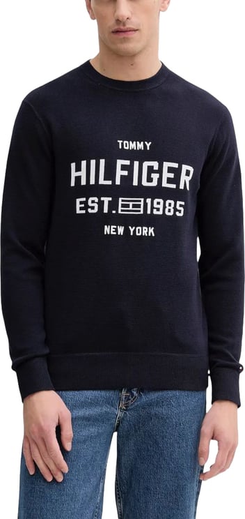 Tommy Hilfiger Tommy Hilfiger Blue Organic Cotton Sweatshirt