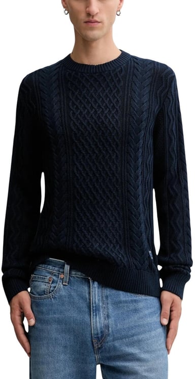 Tommy Hilfiger Tommy Hilfiger Jeans Blue Recycled Cotton Sweatshirt