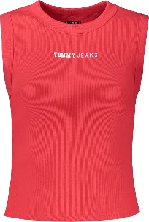 Tommy Hilfiger Tommy Hilfiger Red Cotton Women's Tank