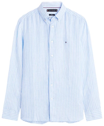 Tommy Hilfiger Tommy Hilfiger Linen Bengal Stripe RF Shirt