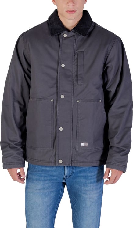Tommy Hilfiger Tommy Hilfiger Jeans Gray Recycled Cotton Denim Jacket