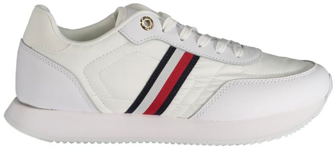 Tommy Hilfiger Tommy Hilfiger White Leather Women Sneaker