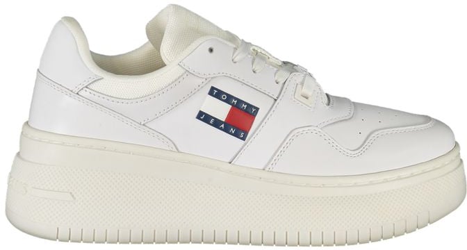 Tommy Hilfiger Tommy Hilfiger Bianco Leather Women Sneaker