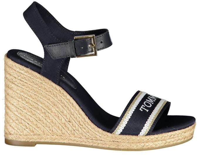 Tommy Hilfiger Tommy Hilfiger Blue Leather Women's Wedge Sandal