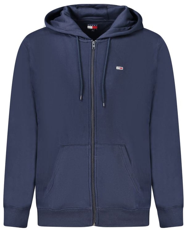 Tommy Hilfiger Tommy Hilfiger Blue Cotton Men's Hooded Sweatshirt