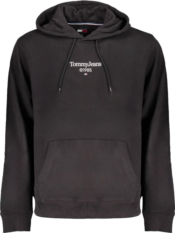 Tommy Hilfiger Tommy Hilfiger Black Cotton Men's Sweatshirt Hoodie