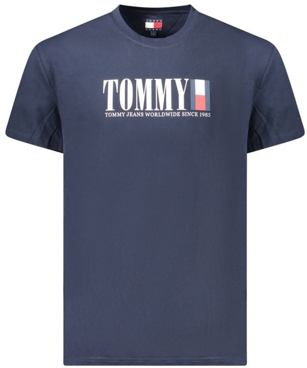 Tommy Hilfiger Tommy Hilfiger Blue Cotton Men's T-Shirt