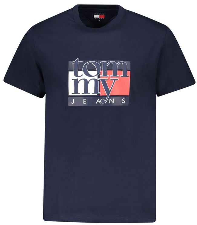 Tommy Hilfiger Tommy Hilfiger Blue Cotton Men's T-Shirt