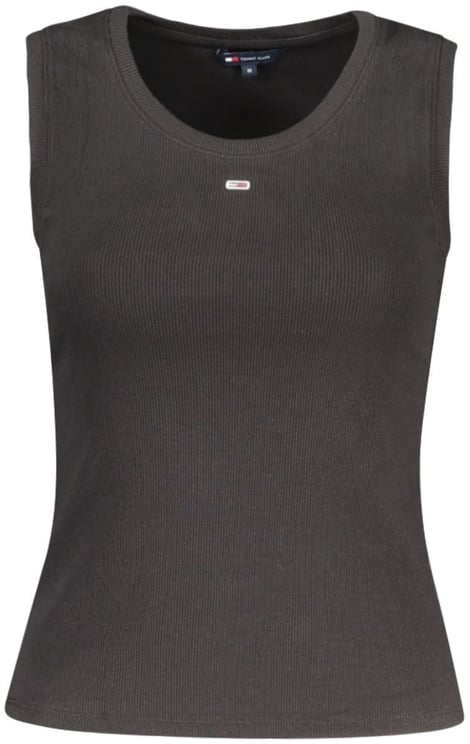 Tommy Hilfiger Tommy Hilfiger Black Cotton Women Tank Top