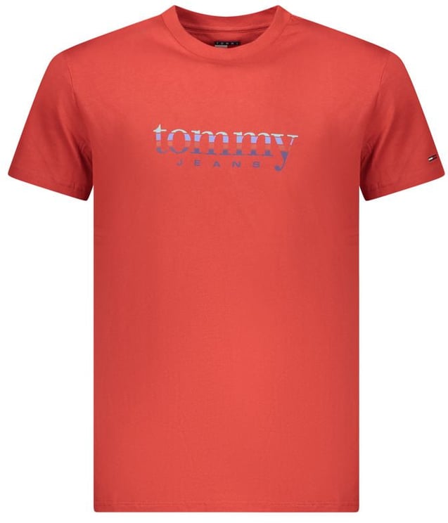 Tommy Hilfiger Tommy Hilfiger Red Cotton Mens T-Shirt