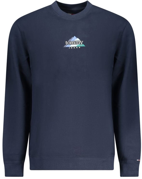Tommy Hilfiger Tommy Hilfiger Blue Cotton Men Sweatshirt