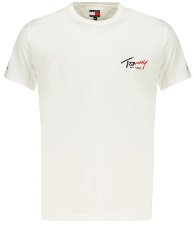 Tommy Hilfiger Tommy Hilfiger White Cotton Men T-Shirt