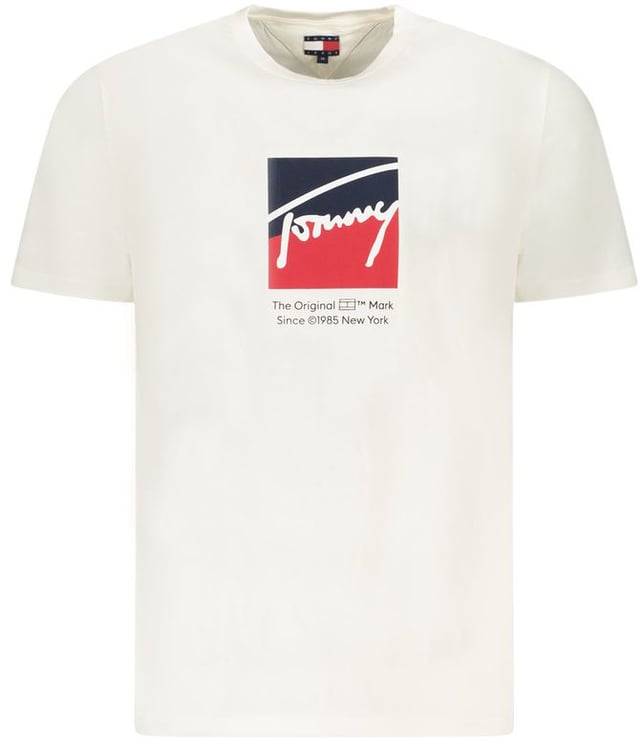 Tommy Hilfiger Tommy Hilfiger White Cotton Men T-Shirt