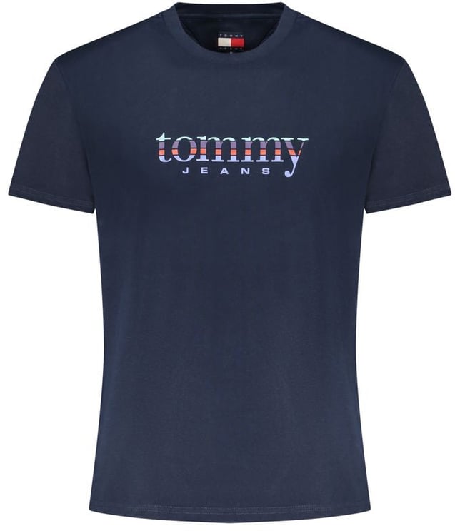 Tommy Hilfiger Tommy Hilfiger Blue Cotton Men T-Shirt
