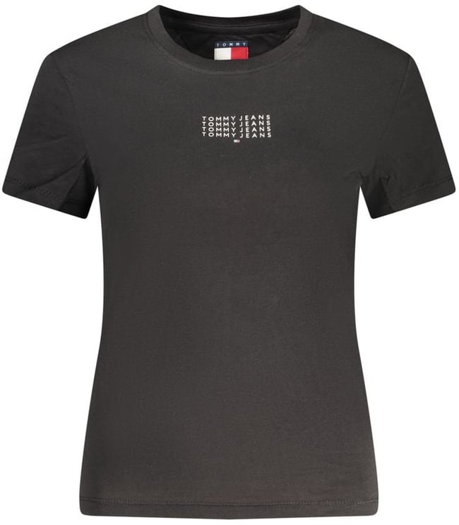 Tommy Hilfiger Tommy Hilfiger Black Cotton Women's T-Shirt