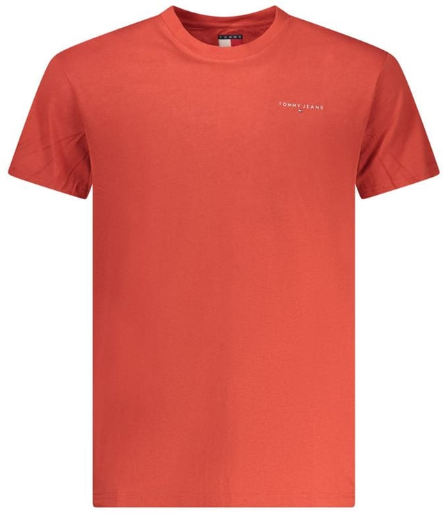 Tommy Hilfiger Tommy Hilfiger Red Cotton Men T-Shirt