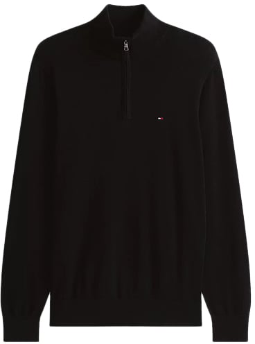 Tommy Hilfiger Tommy Hilfiger Essential Cotton Zip Mock