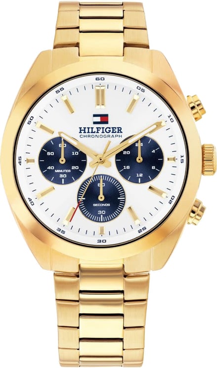 Tommy Hilfiger Tommy Hilfiger TH1710723 Horloge Heren Goudkleurig 40mm