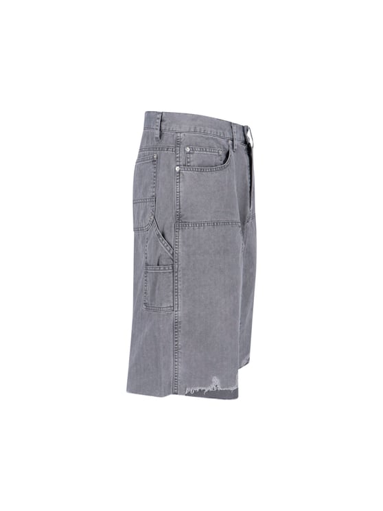 Tonywack Straight-Leg Cargo Shorts And Zip Fly Closure