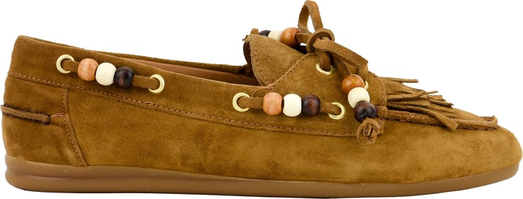 Toral Boat Shoe Fringes Tan