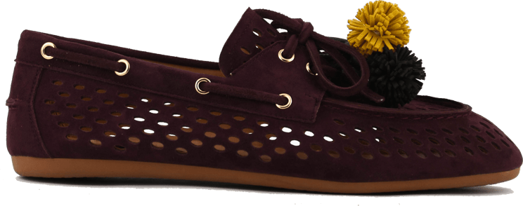 Toral Karmel Loafer Burdeos Pompom