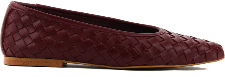 Toral Ginebra Ballerina Bordeaux Woven