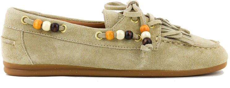 Toral Boat Shoe Fringes Sand