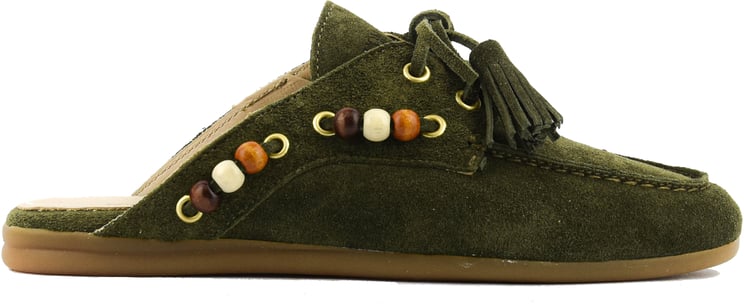 Toral Boat Loafer Mule Military