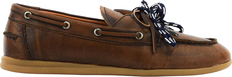 Toral Hombre Boat Loafer Cognac Leather