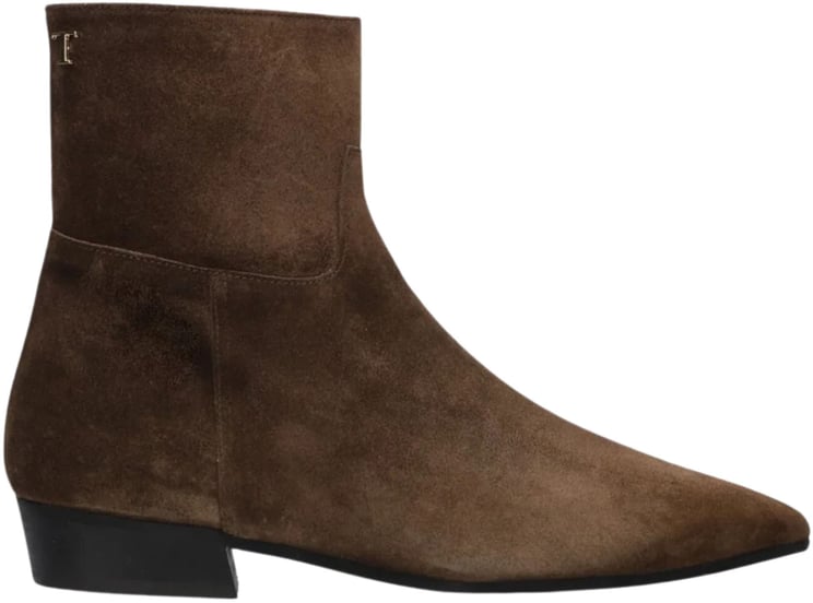 Toral Toral Belinda Enkellaarzen Donkerbruin Tl-belinda