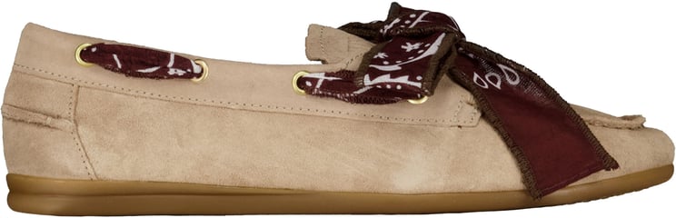 Toral Toral Basket/bandana Loafers Beige Tl-nahua Bandana