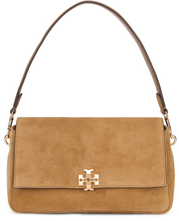 Tory Burch Charlie shoulder bag in suede leather