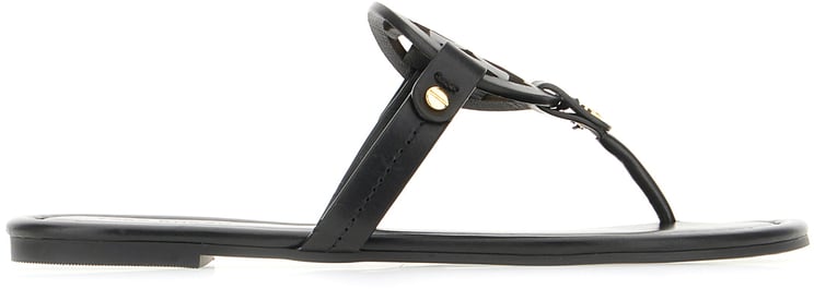 Tory Burch Tory Burch Black leather Miller sandals